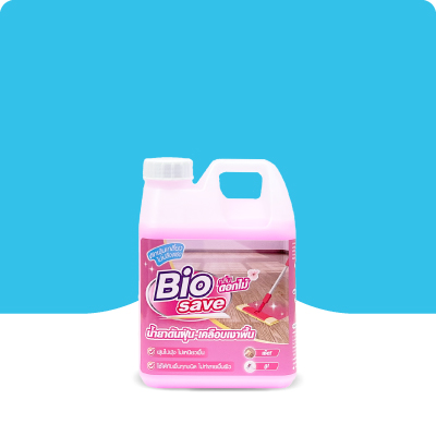 biosave-pink-1L น้ำยาดันฝุ่นสีชมพู