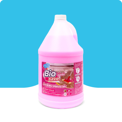 biosave-pink-3.8L น้ำยาดันฝุ่น3.8L สีชมพู